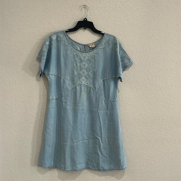 HOLDING HORSES Dresses & Skirts - Anthropologie Holding Horses Dress Women Small Boho Western Cowgirl Denim Dress